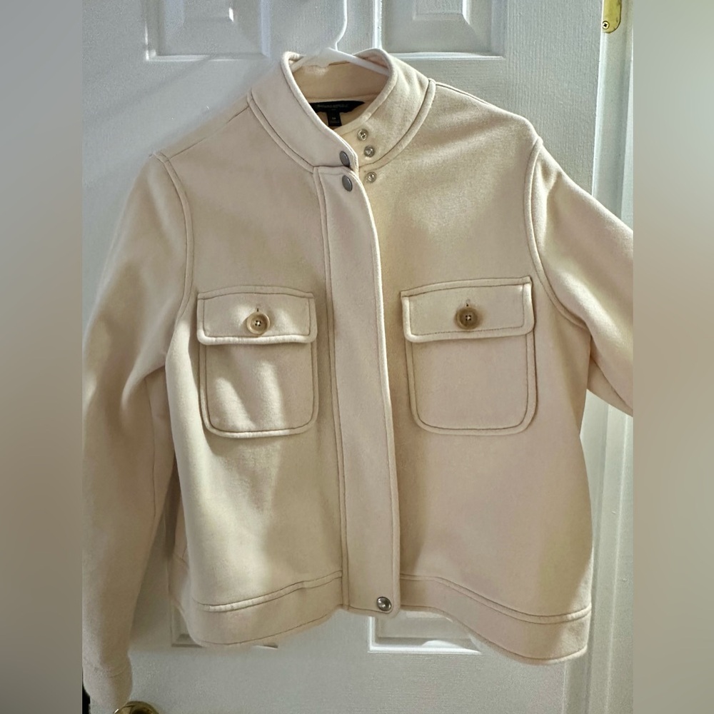 Banana Republic Cream Utility Jacket